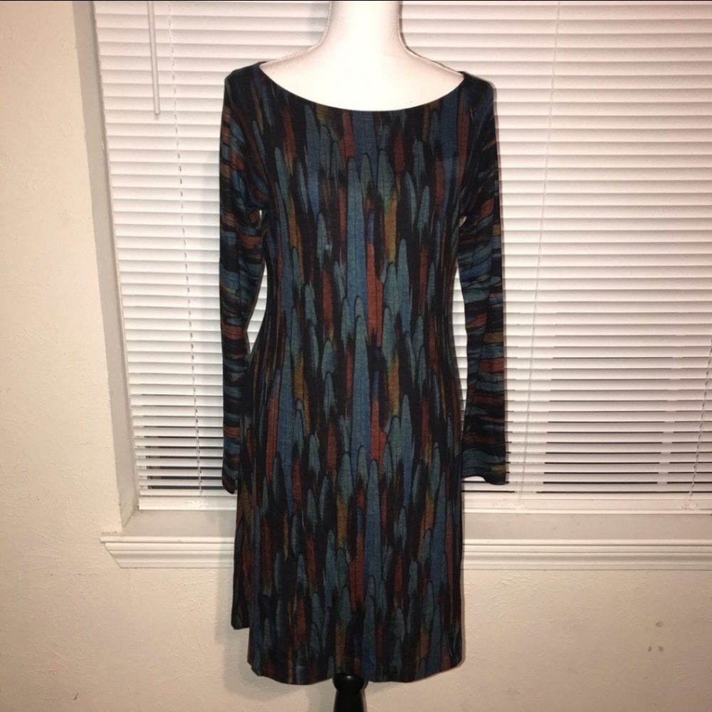 Multi-color flow dress